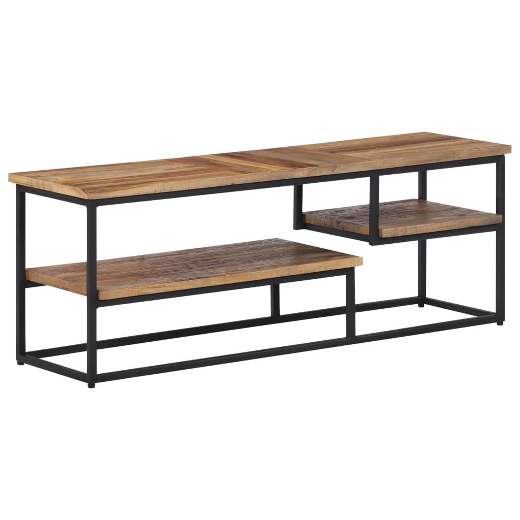 Meuble TV 110x30x39 cm teck massif récupéré Meubles TV vidaXL