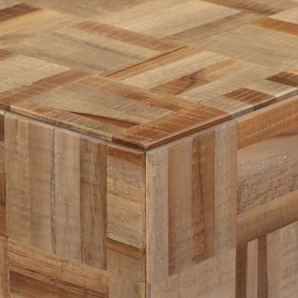 Table console 110x34x80 cm teck de récupération massif - XIOS
