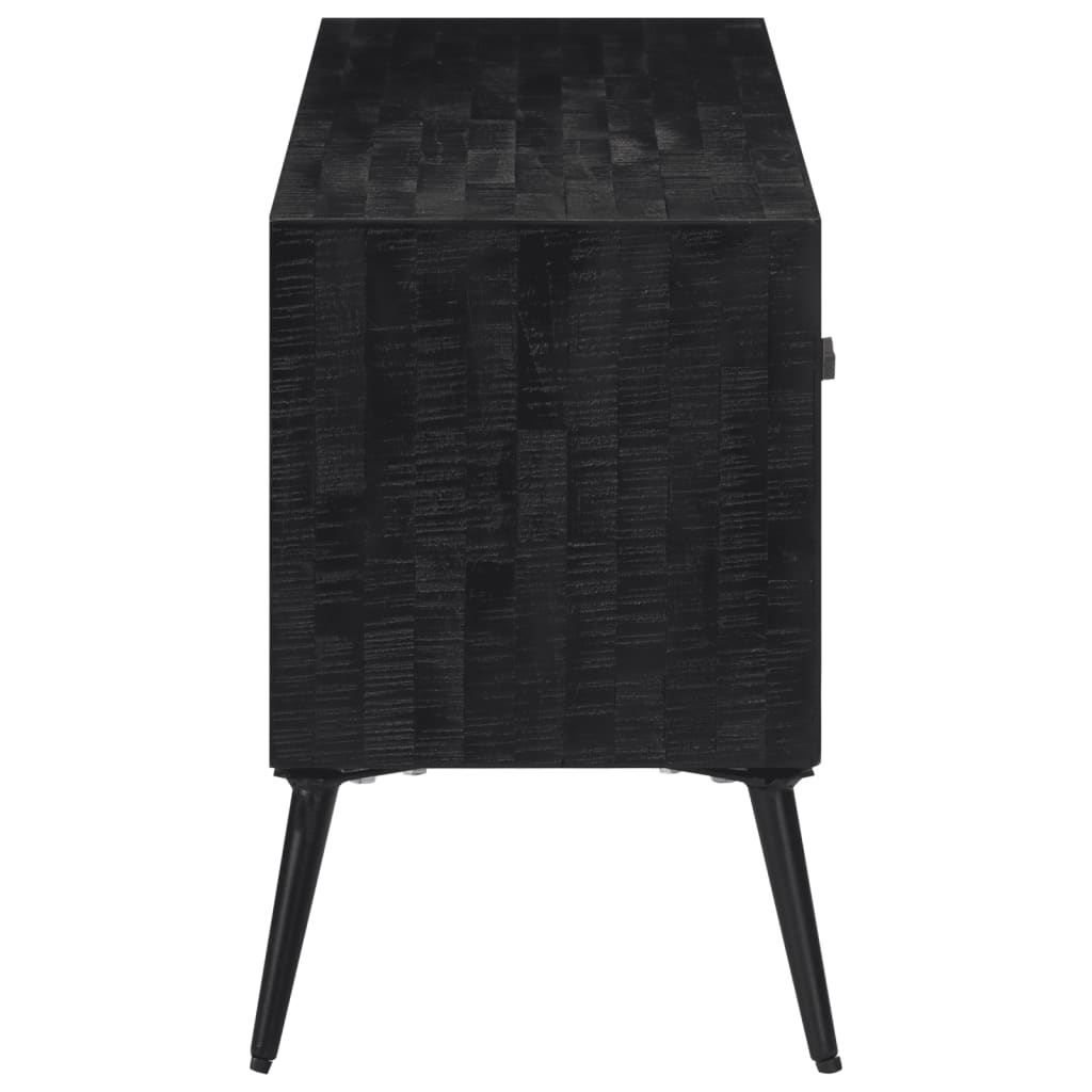 Meuble TV 112x31x45 cm teck massif récupéré - XIOS