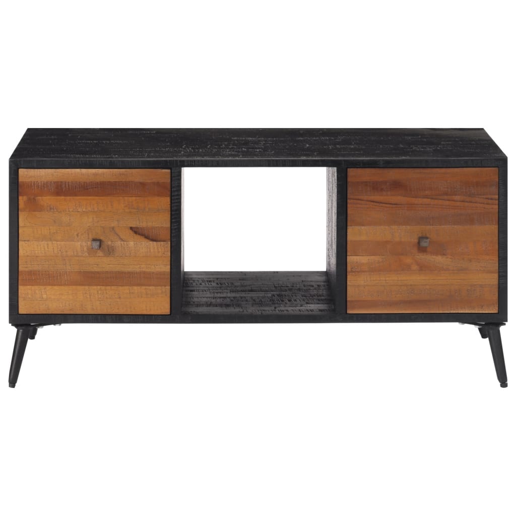 Table basse 90x50x41 cm teck de récupération massif - XIOS