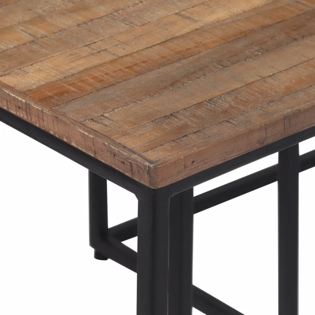 Tables basses gigognes 3 pcs bois massif de teck - XIOS