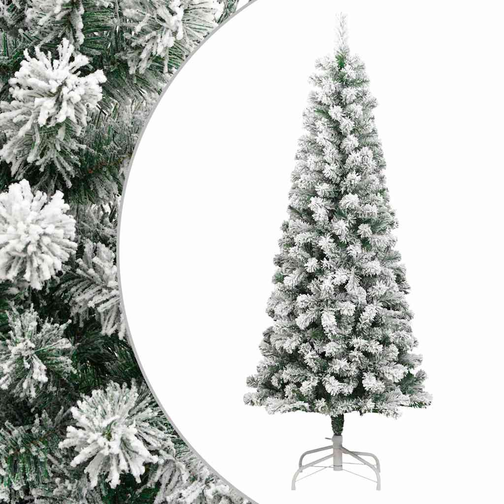 Sapin de Noël artificiel à charnières avec neige floquée 180 cm - XIOS