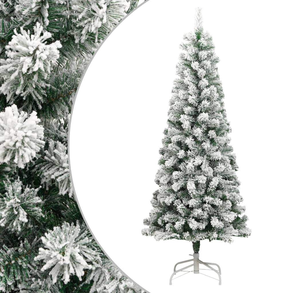 Sapin de Noël artificiel à charnières avec neige floquée 210 cm - XIOS