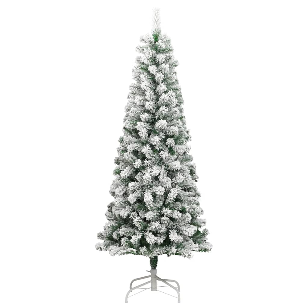 Sapin de Noël artificiel à charnières avec neige floquée 210 cm - XIOS