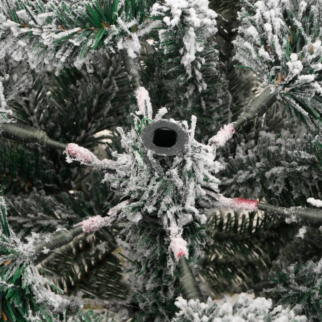 Sapin de Noël artificiel à charnières avec neige floquée 150 cm - XIOS