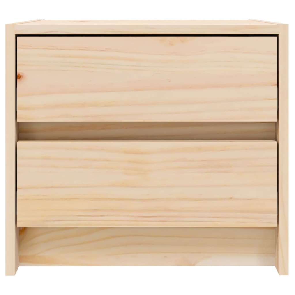 Tables de chevet 2 pcs 40x31x35,5 cm bois de pin massif - XIOS