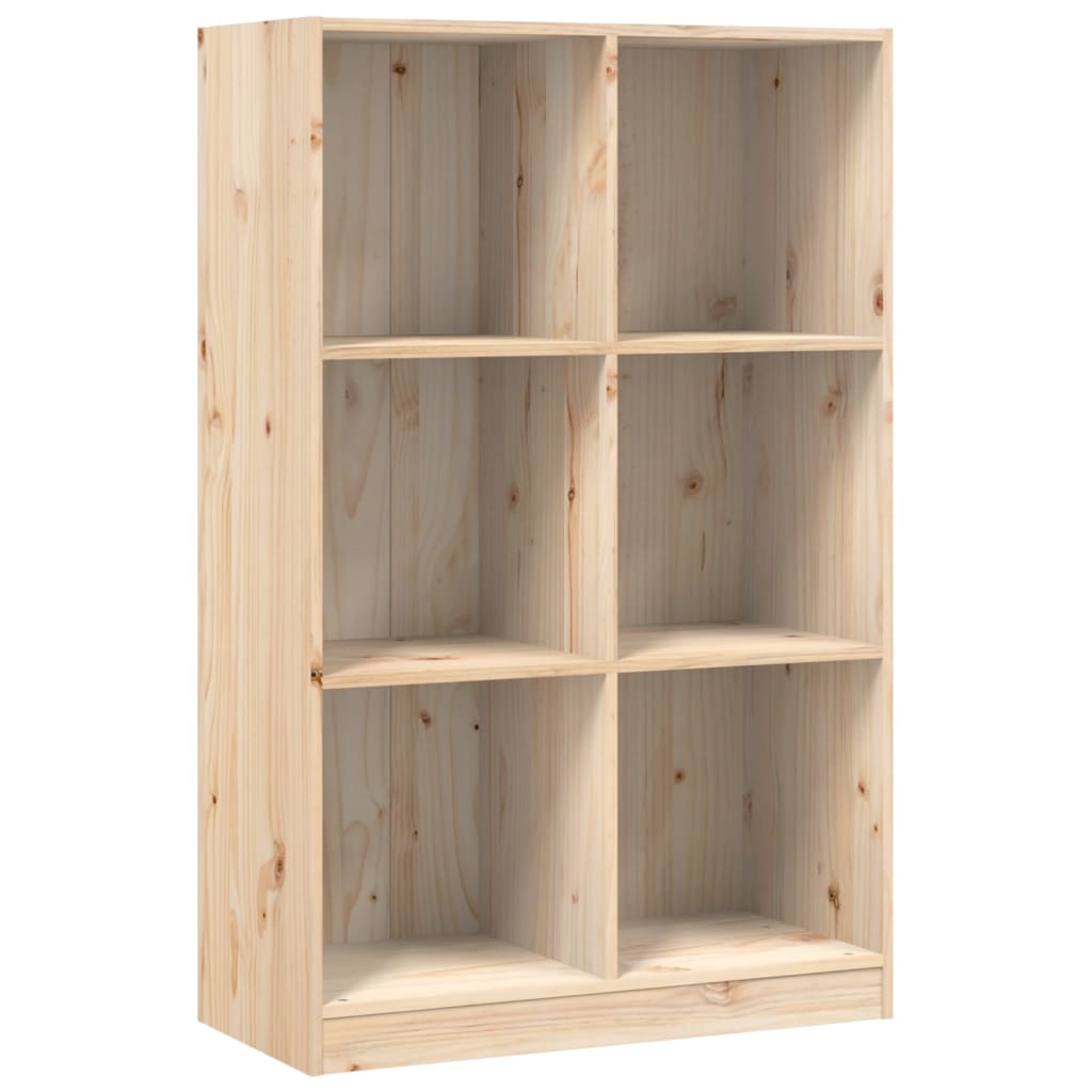 Bibliothèque 70x33x110 cm bois massif de pin - XIOS