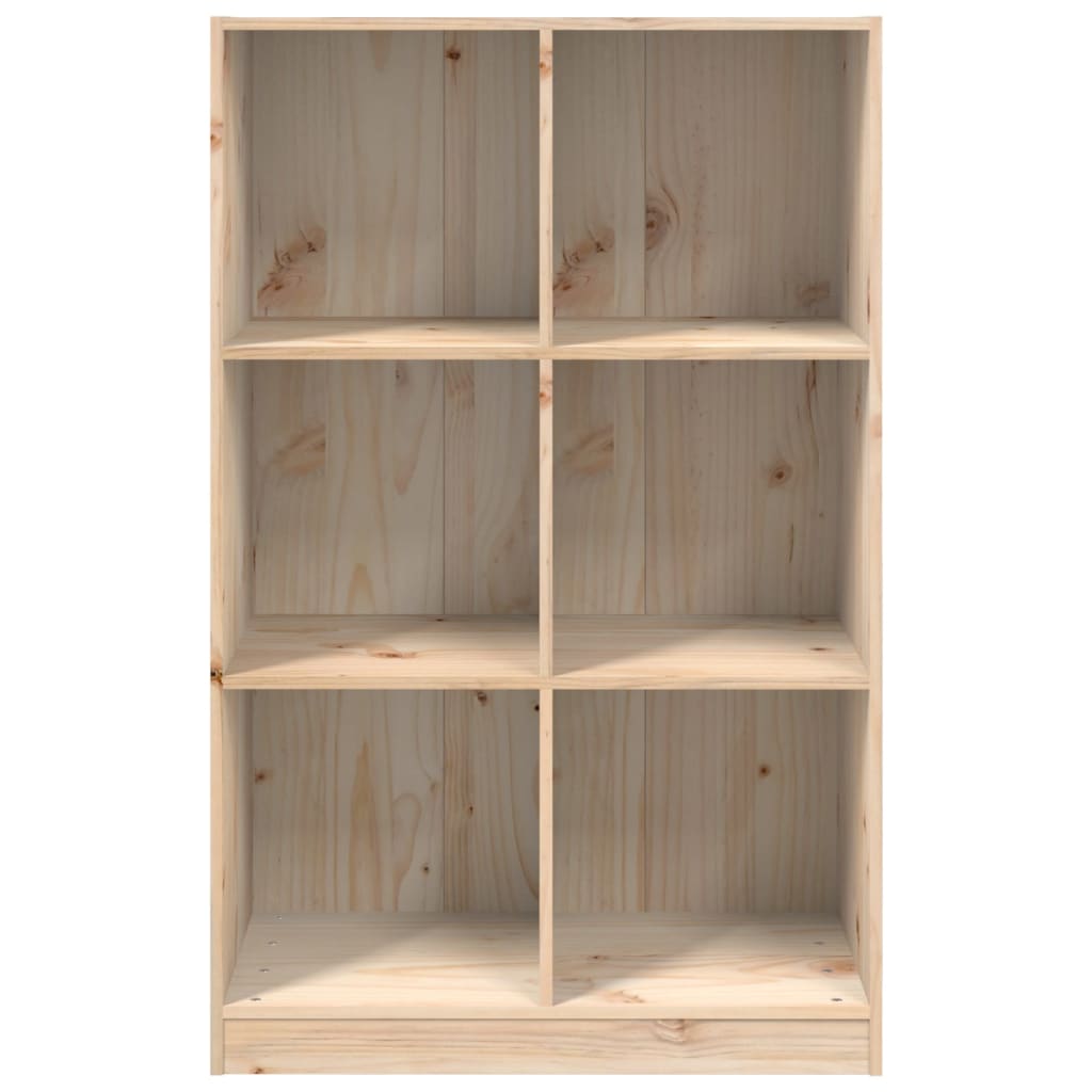 Bibliothèque 70x33x110 cm bois massif de pin - XIOS