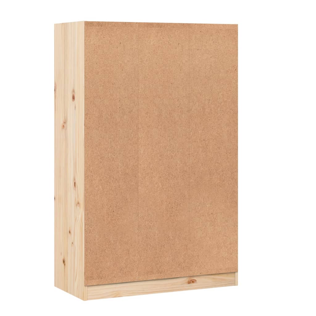 Bibliothèque 70x33x110 cm bois massif de pin - XIOS