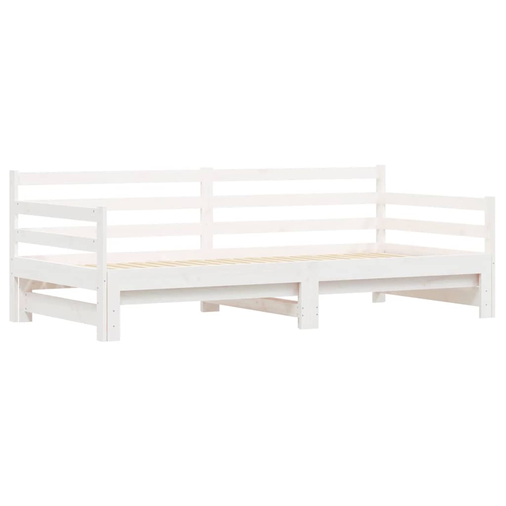 Lit de jour et lit gigogne sans matelas 90x200 cm bois massif - XIOS
