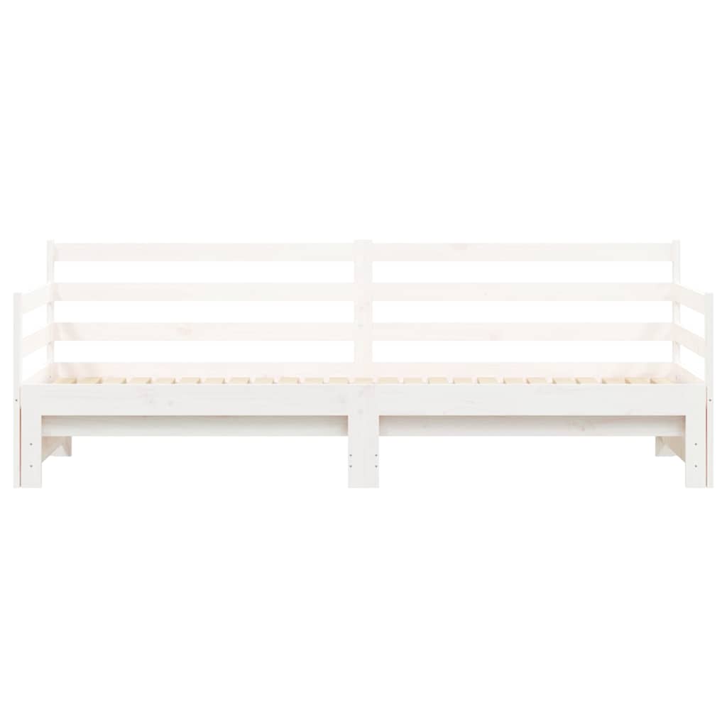 Lit de jour et lit gigogne sans matelas 90x200 cm bois massif - XIOS