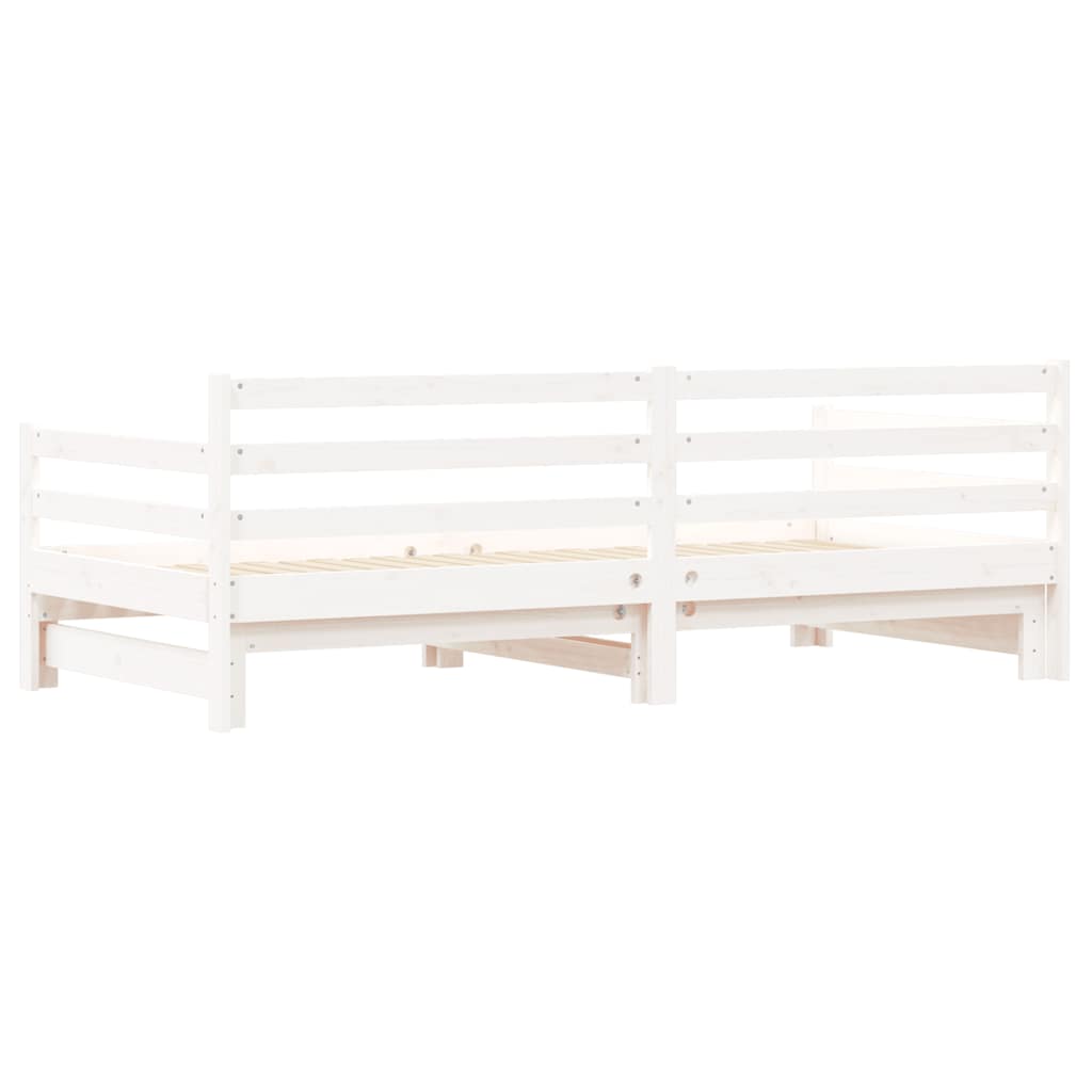 Lit de jour et lit gigogne sans matelas 90x200 cm bois massif - XIOS
