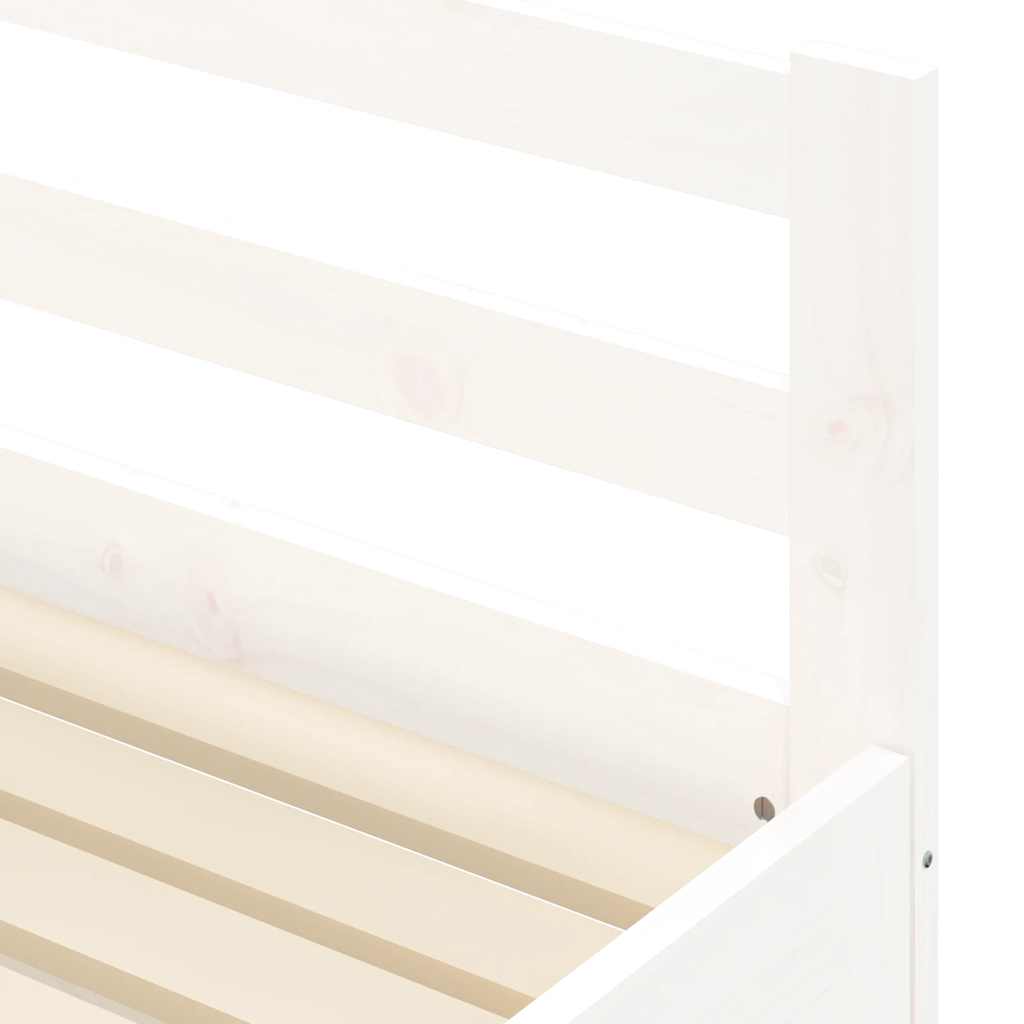 Lit de jour et lit gigogne sans matelas 90x200 cm bois massif - XIOS