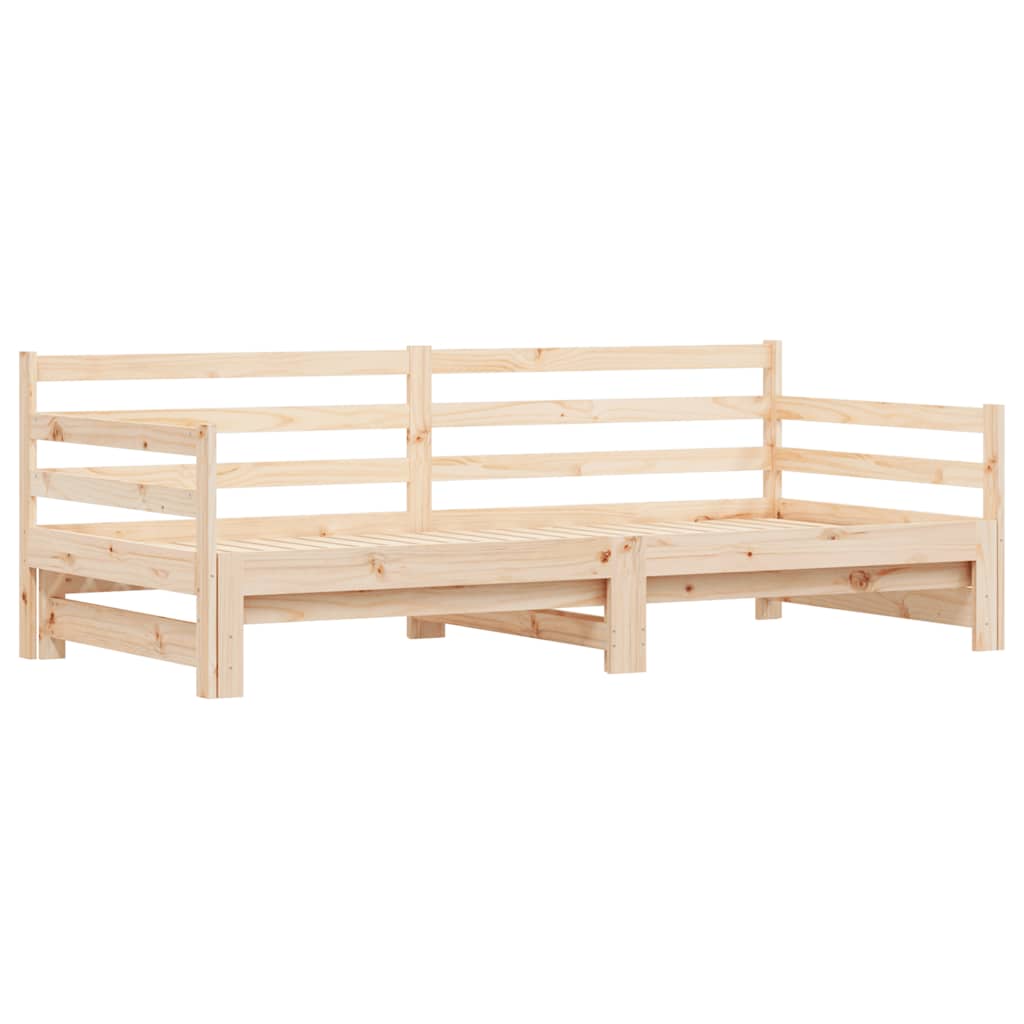 Lit de jour et lit gigogne sans matelas 80x200 cm bois massif - XIOS