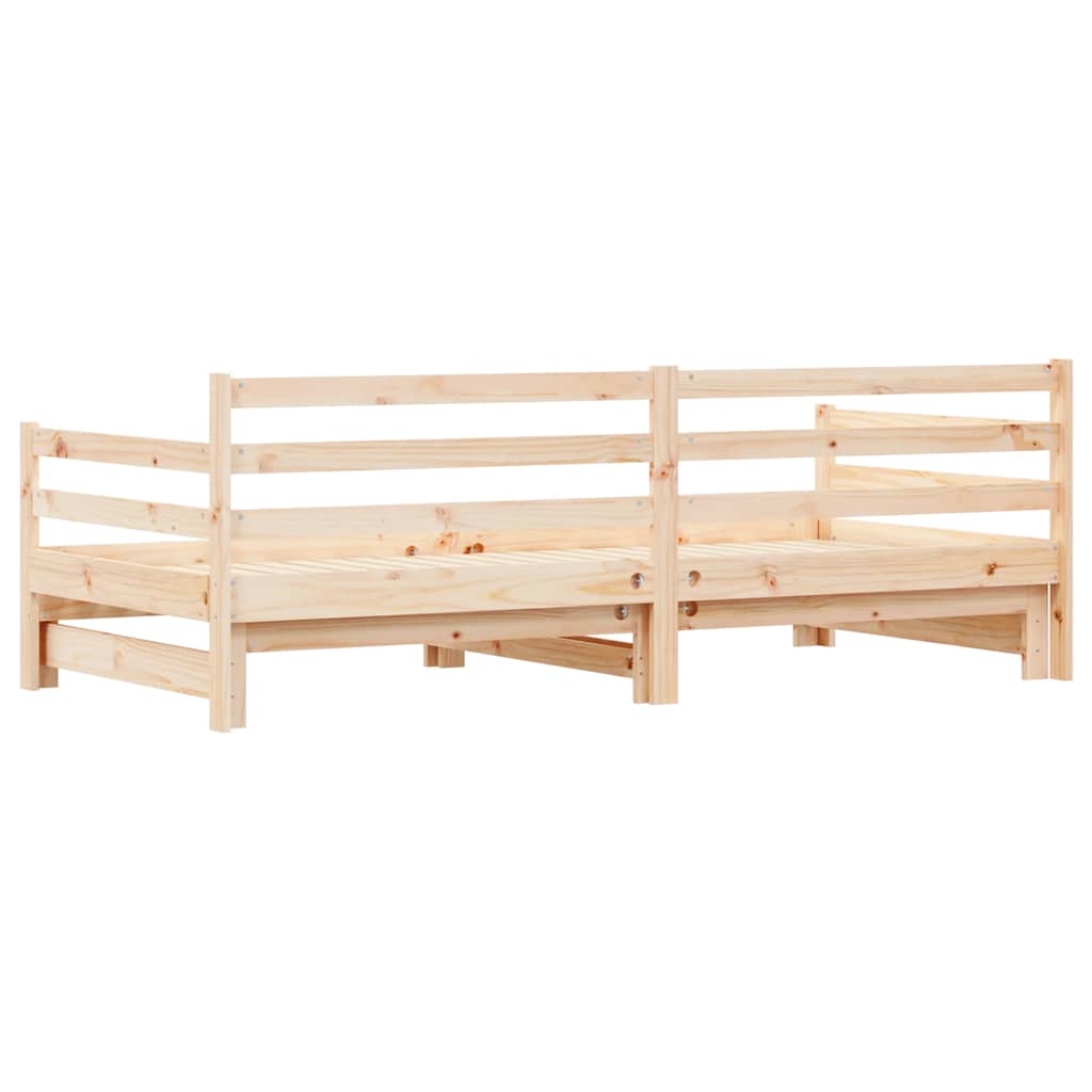 Lit de jour et lit gigogne sans matelas 80x200 cm bois massif - XIOS