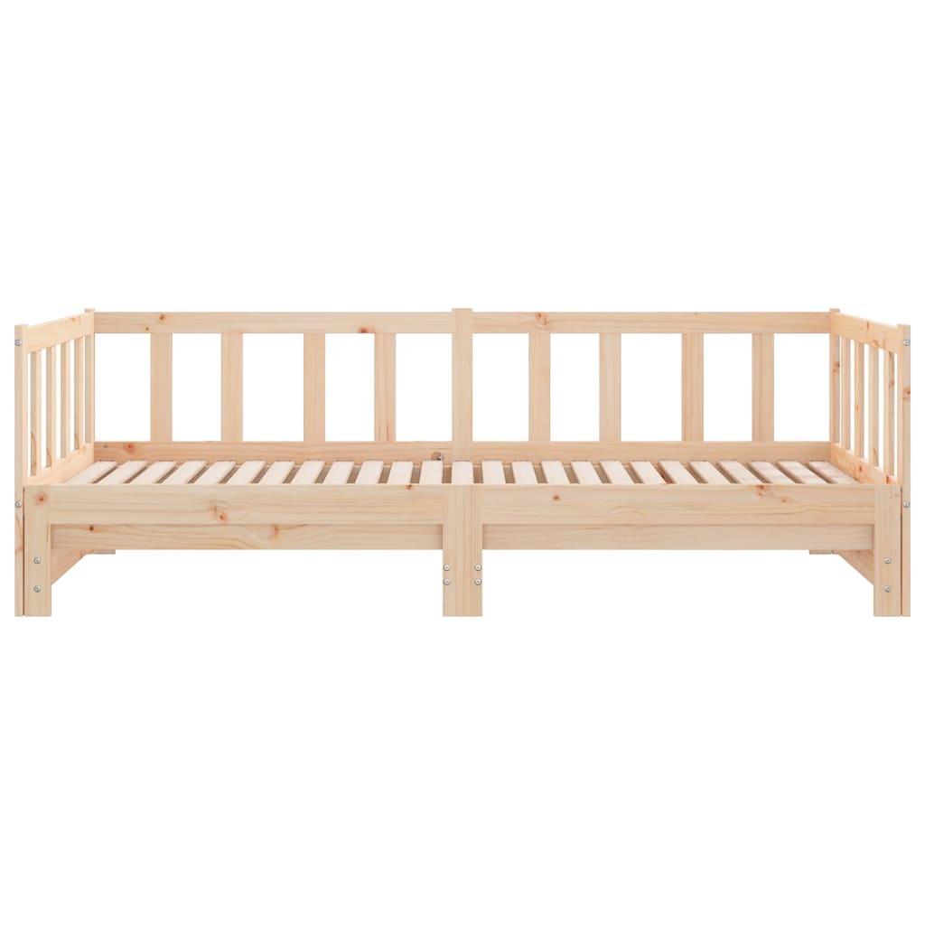 Lit de jour et lit gigogne sans matelas 90x200 cm bois massif - XIOS