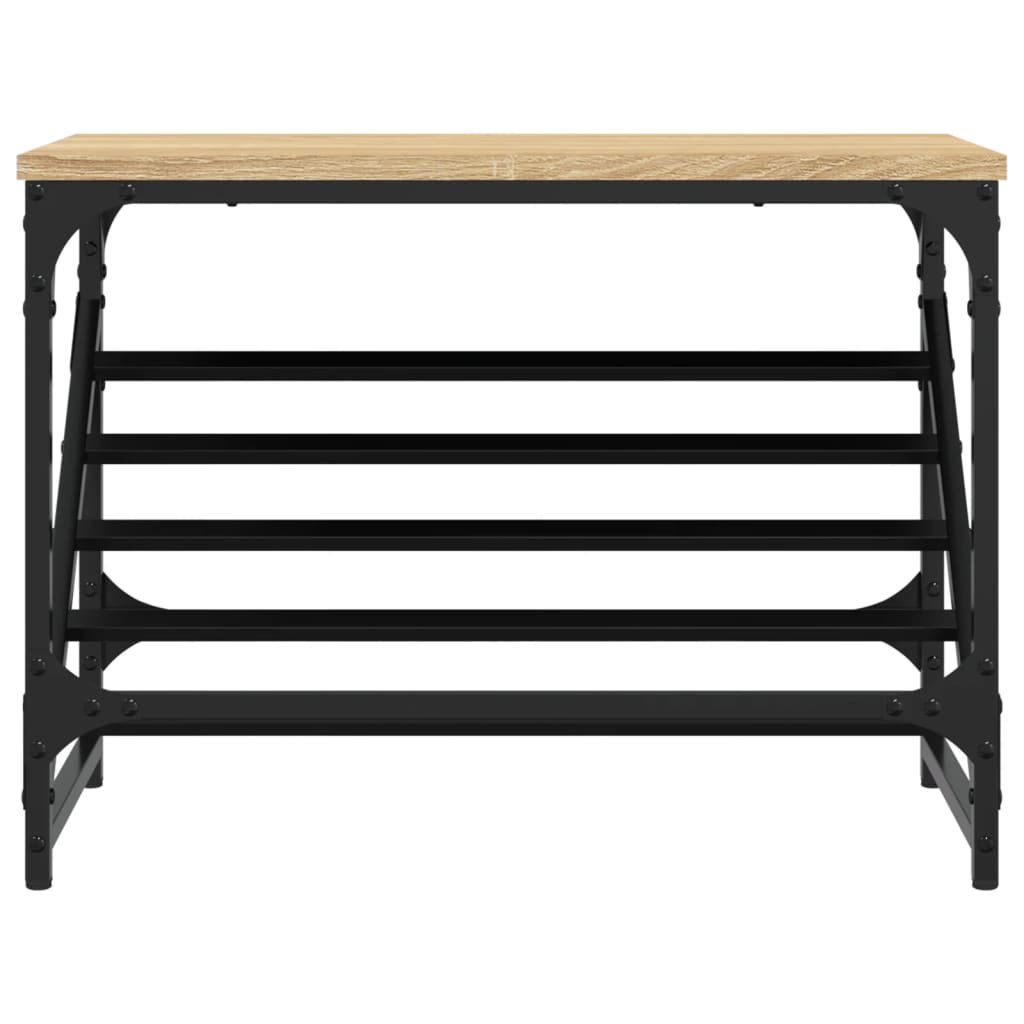 Étagère à chaussures chêne sonoma 60x30x45 cm bois d'ingénierie - XIOS