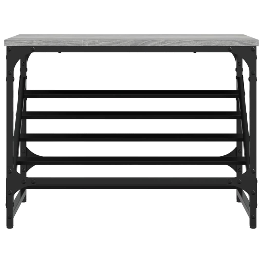 Étagère à chaussures sonoma gris 60x30x45 cm bois d'ingénierie - XIOS