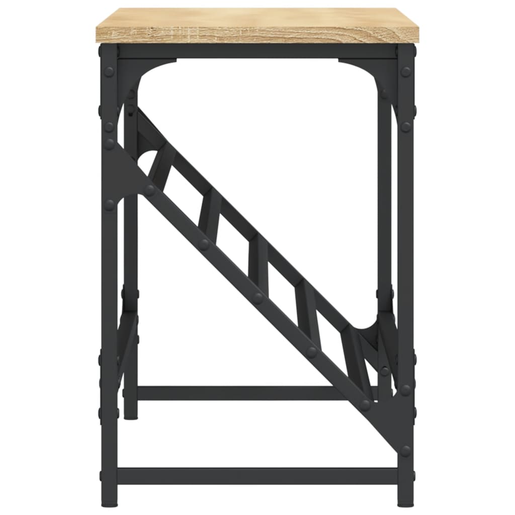 Étagère à chaussures chêne sonoma 90x30x45 cm bois d'ingénierie - XIOS