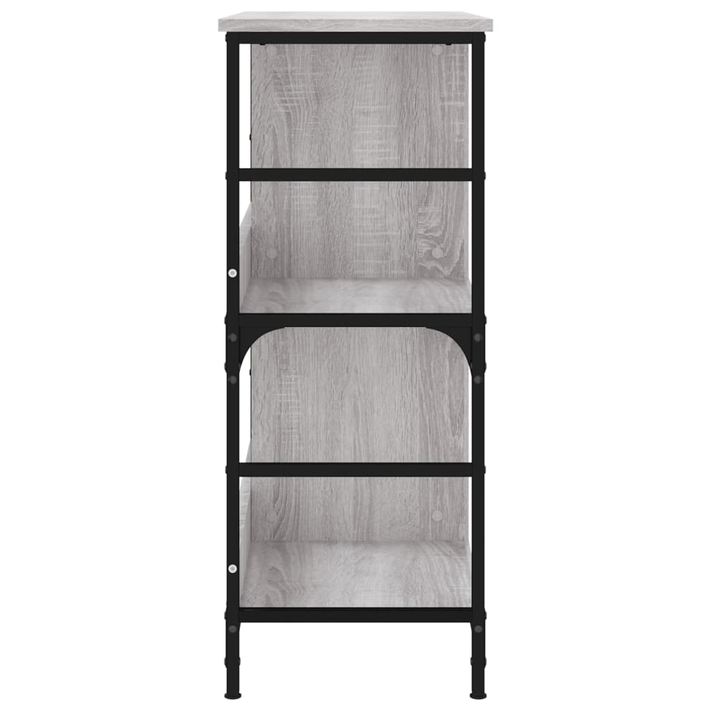 Bibliothèque sonoma gris 78,5x33x82 cm bois d'ingénierie - XIOS