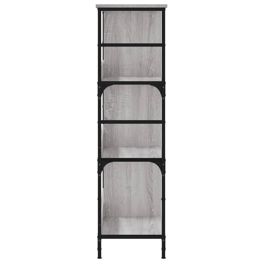 Bibliothèque sonoma gris 78,5x33x117,5 cm bois d'ingénierie - XIOS