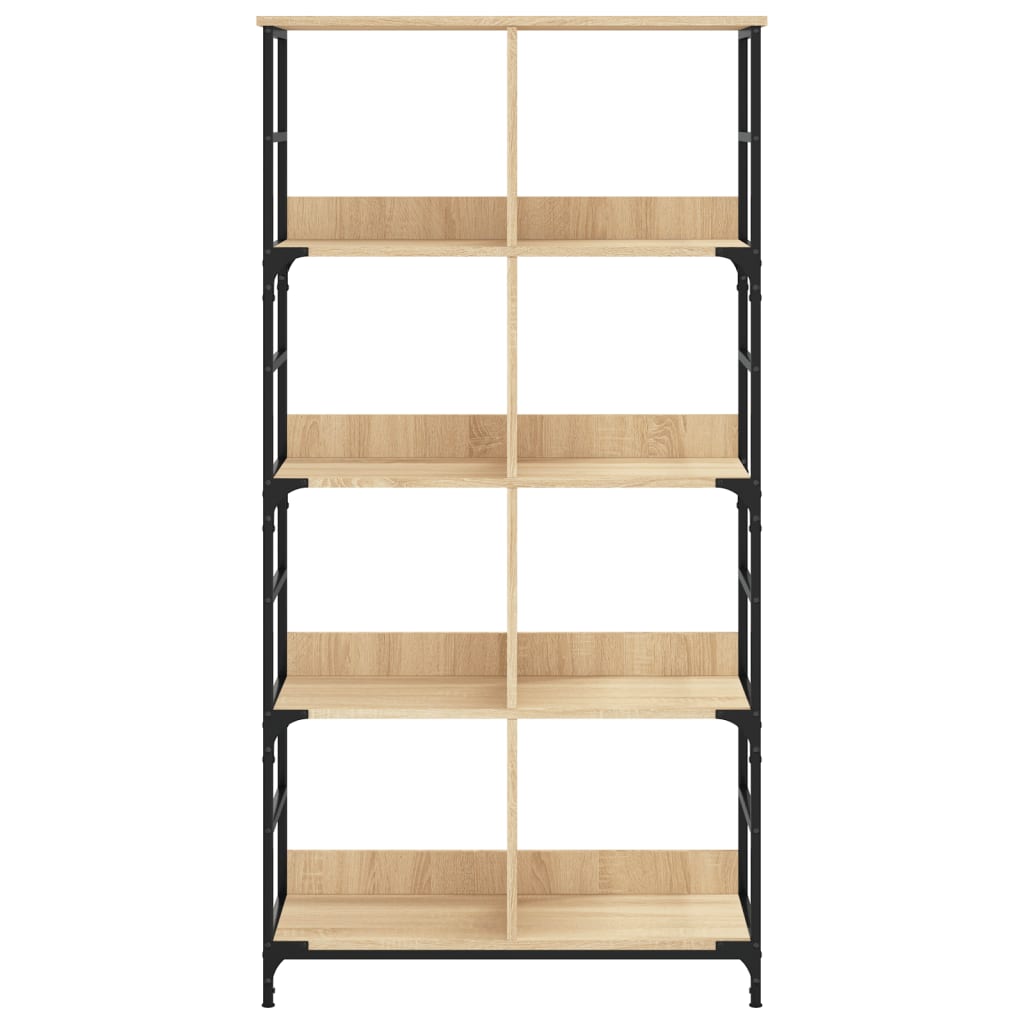 Bibliothèque chêne sonoma 78,5x33x153 cm bois d'ingénierie - XIOS