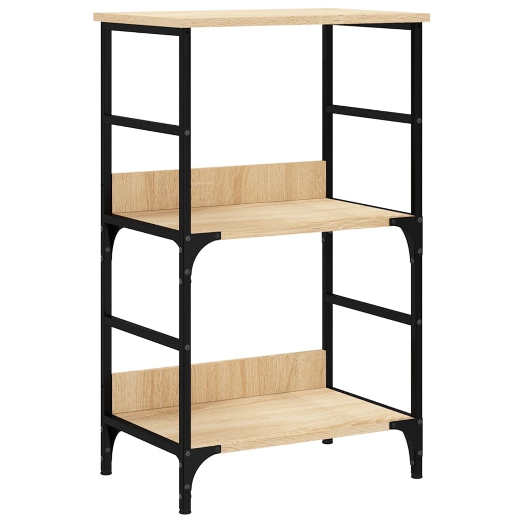 Bibliothèque chêne sonoma 50x33x82 cm bois d'ingénierie - XIOS