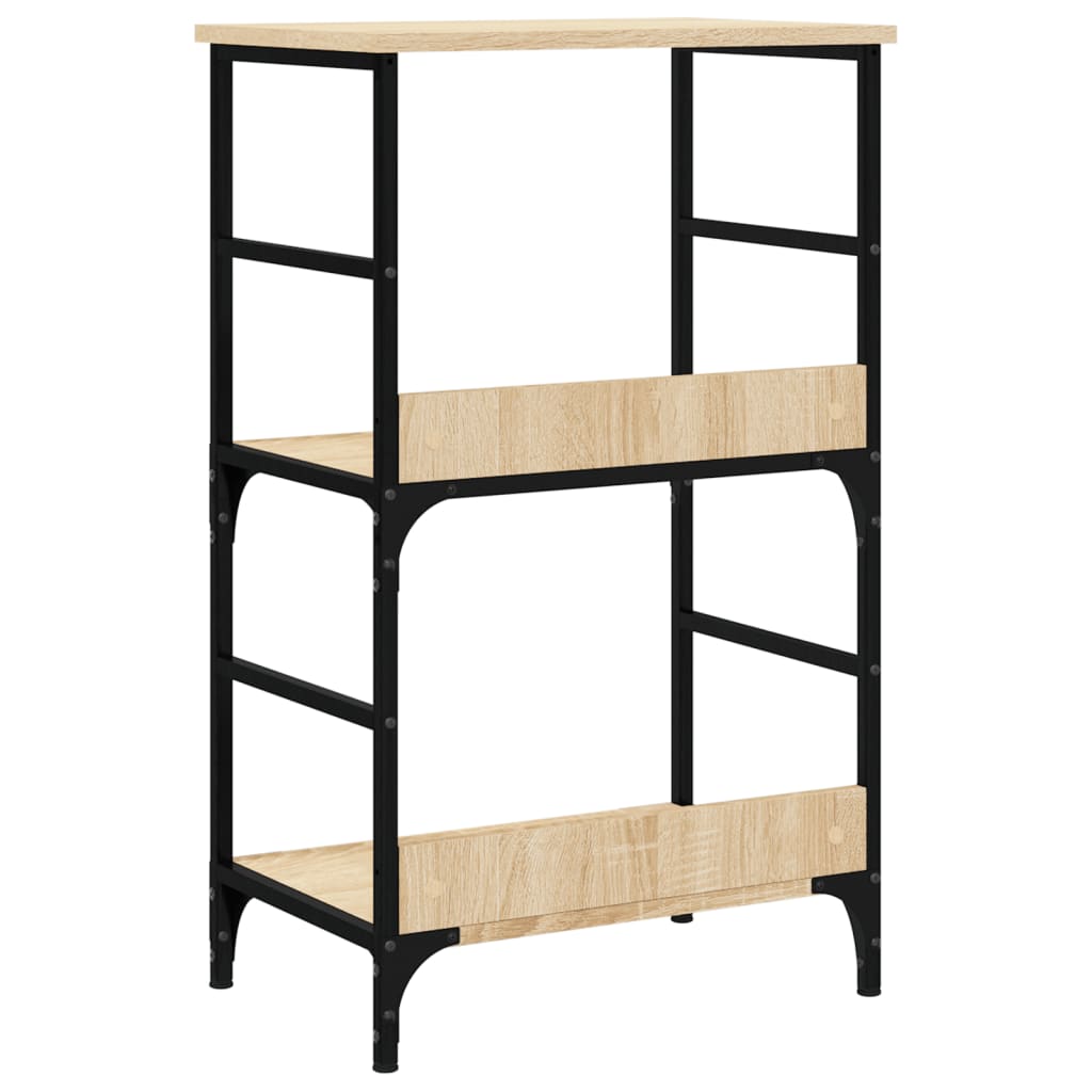 Bibliothèque chêne sonoma 50x33x82 cm bois d'ingénierie - XIOS