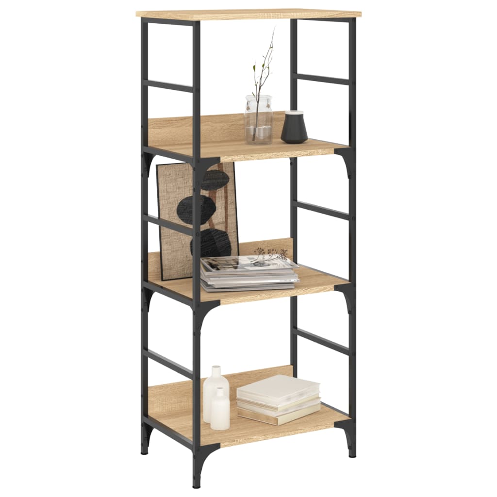 Bibliothèque chêne sonoma 50x33x117,5 cm bois d'ingénierie - XIOS