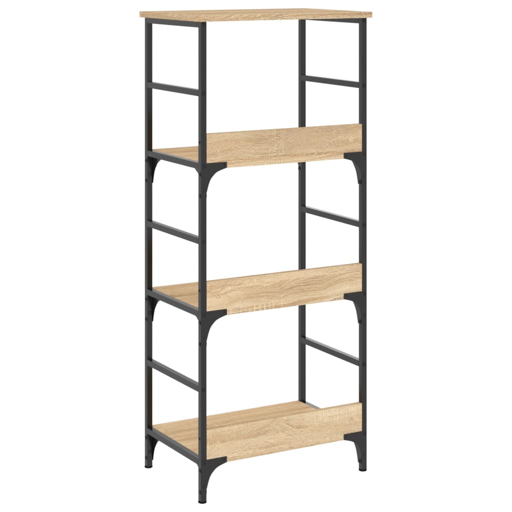 Bibliothèque chêne sonoma 50x33x117,5 cm bois d'ingénierie - XIOS