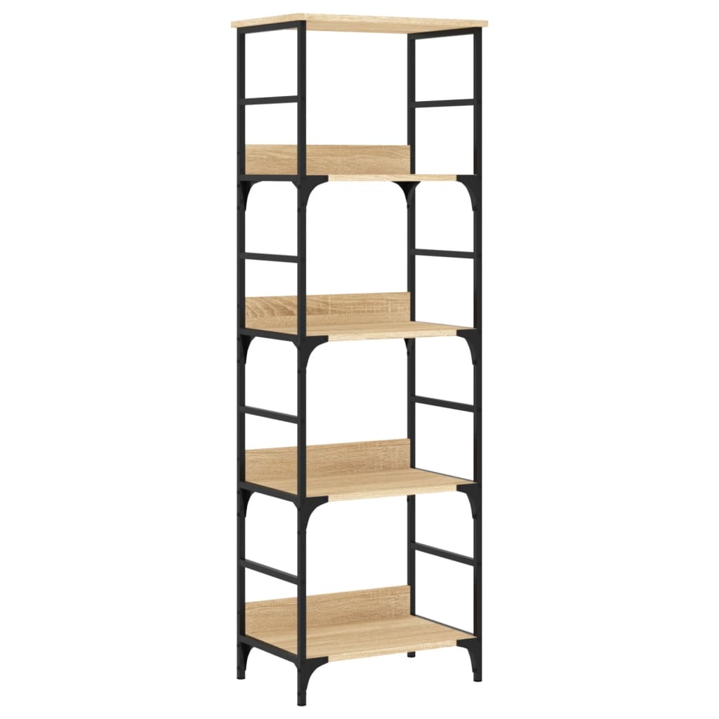Bibliothèque chêne sonoma 50x33x153 cm bois d'ingénierie - XIOS