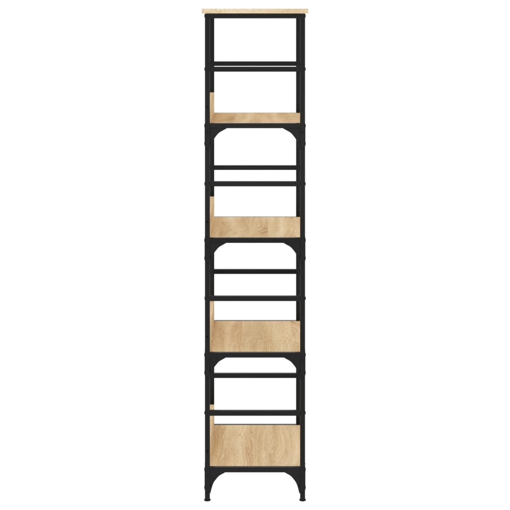 Bibliothèque chêne sonoma 50x33x153 cm bois d'ingénierie - XIOS