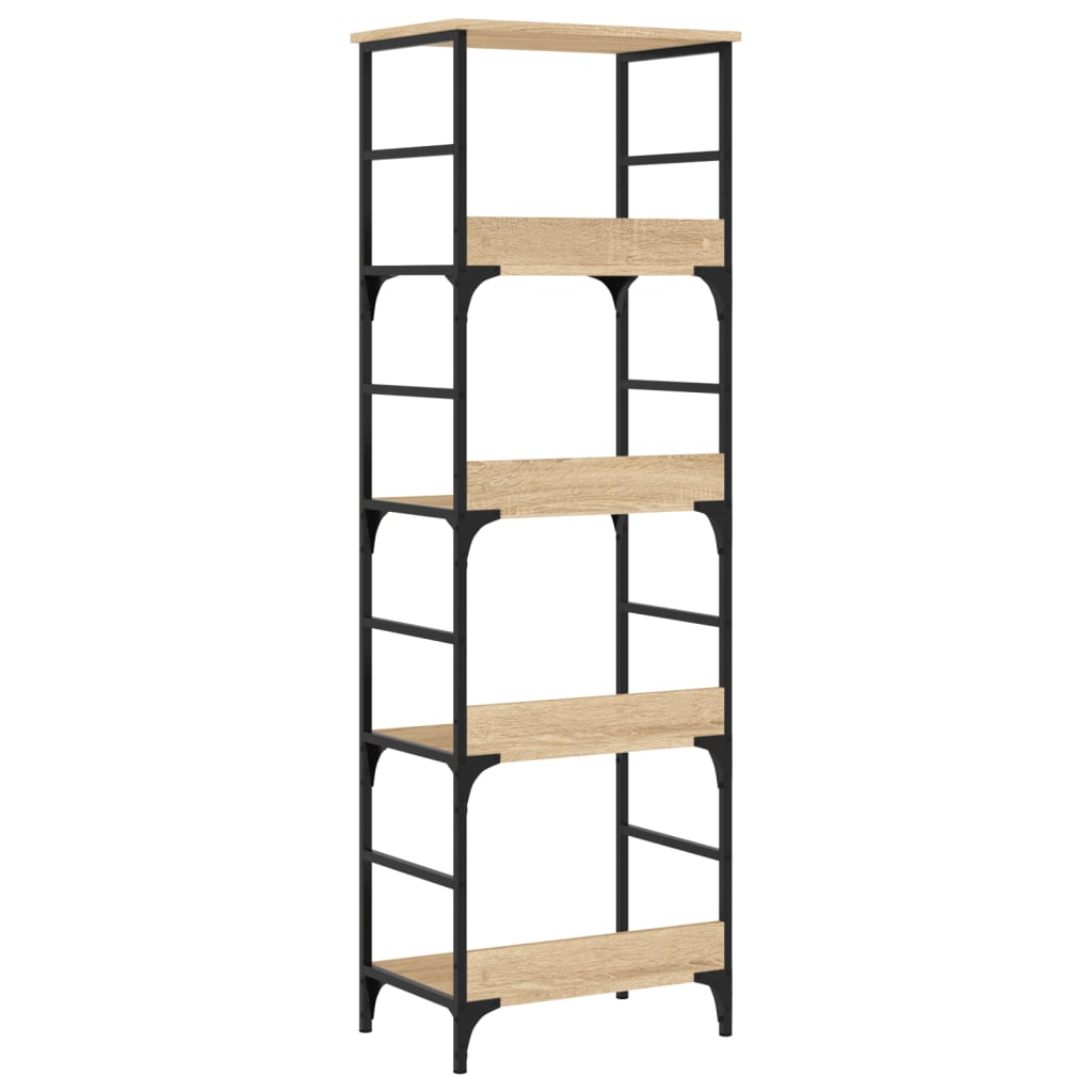 Bibliothèque chêne sonoma 50x33x153 cm bois d'ingénierie - XIOS