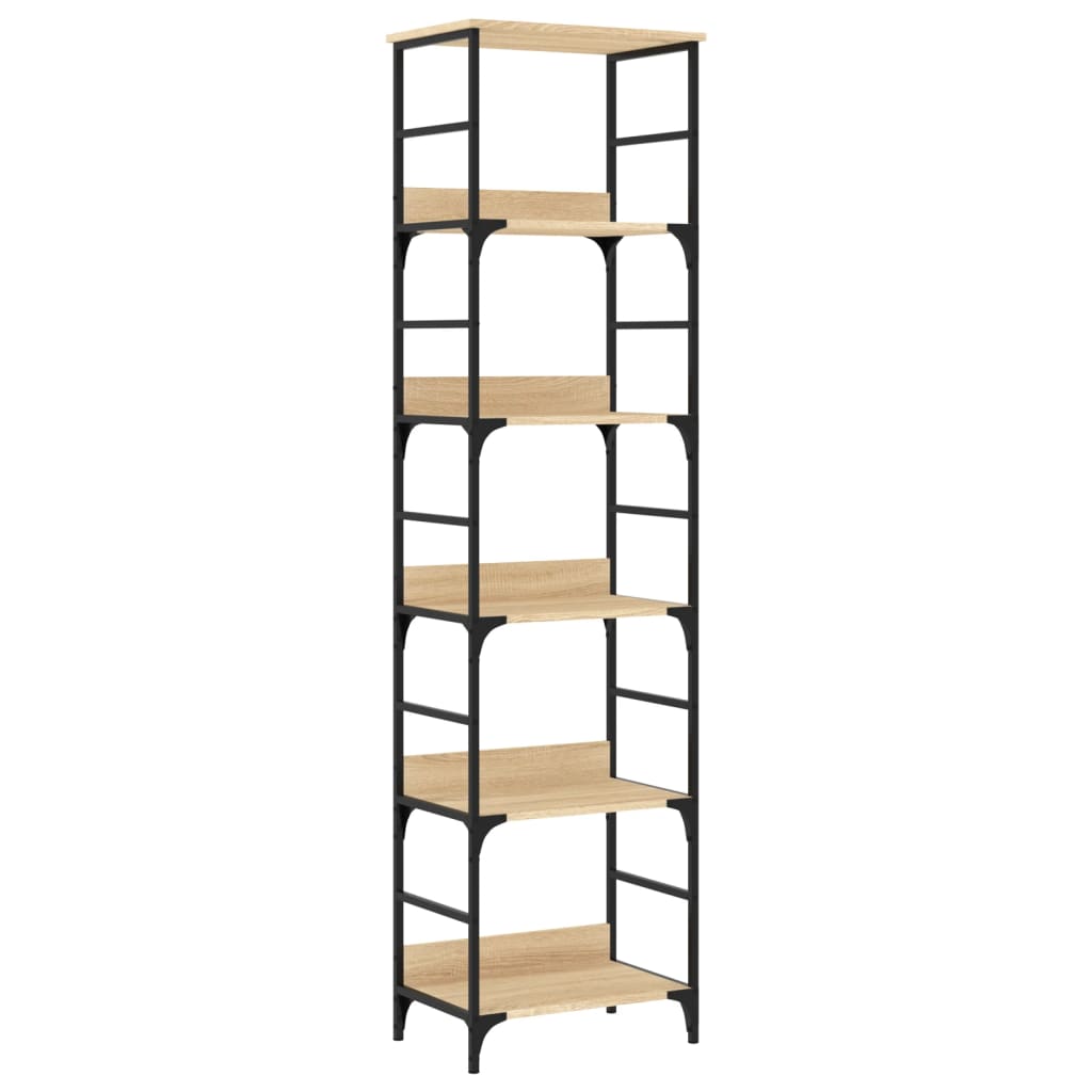 Bibliothèque chêne sonoma 50x33x188,5 cm bois d'ingénierie - XIOS