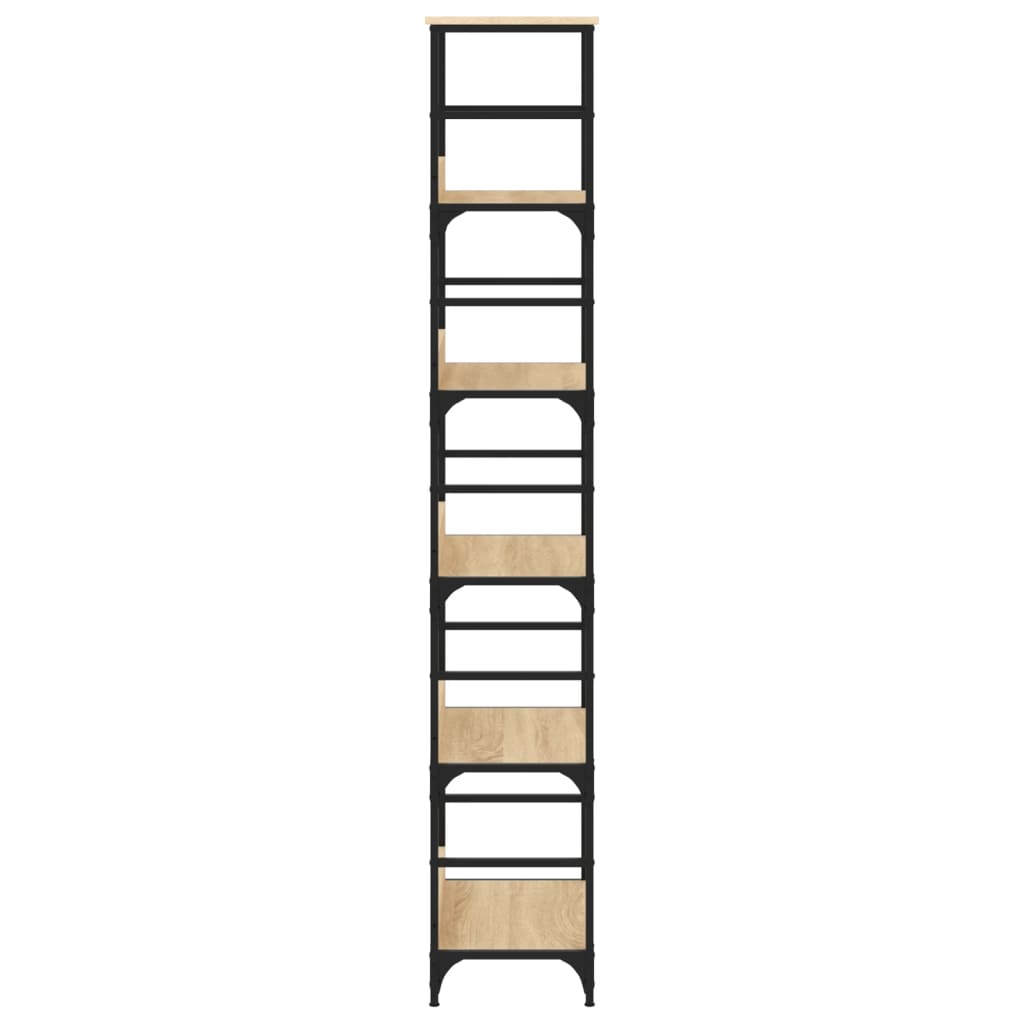 Bibliothèque chêne sonoma 50x33x188,5 cm bois d'ingénierie - XIOS