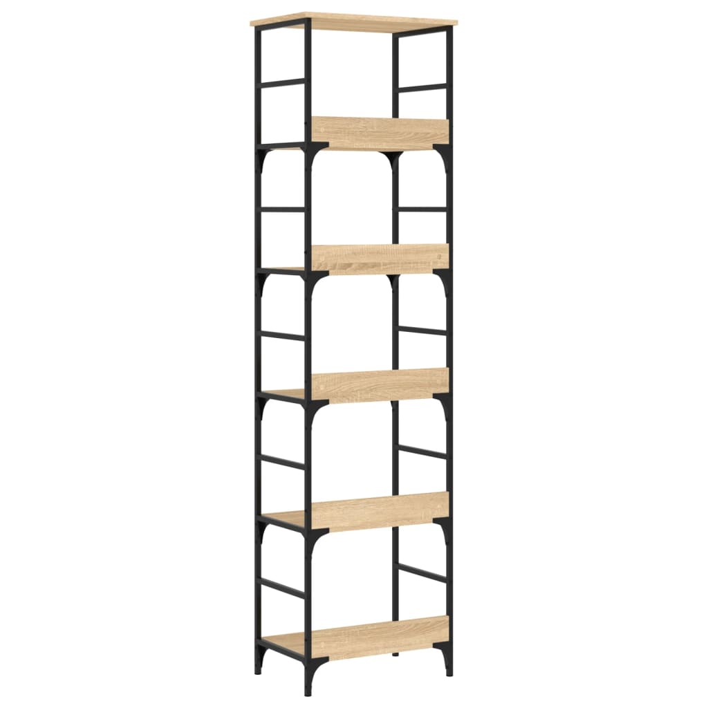 Bibliothèque chêne sonoma 50x33x188,5 cm bois d'ingénierie - XIOS