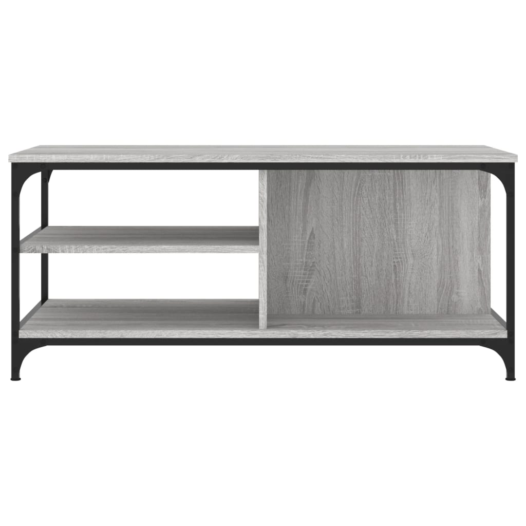 Table basse Sonoma gris 100x50x45 cm Bois d'ingénierie - XIOS