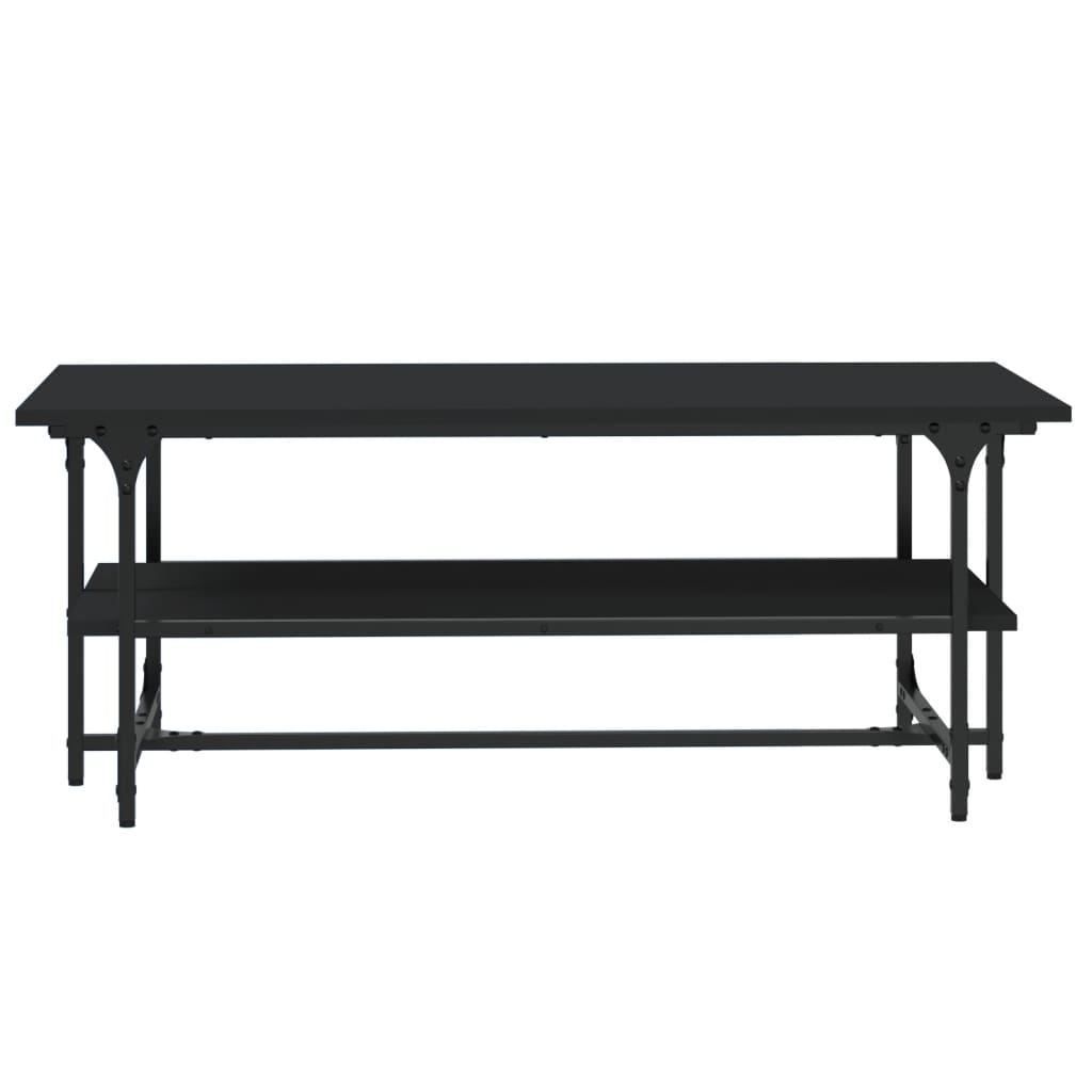 Table basse Noir 100x50x40 cm Bois d'ingénierie - XIOS