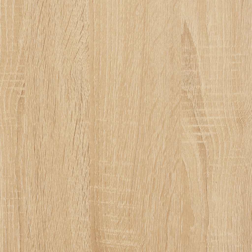 Table basse chêne sonoma 80x80x40 cm bois d'ingénierie - XIOS