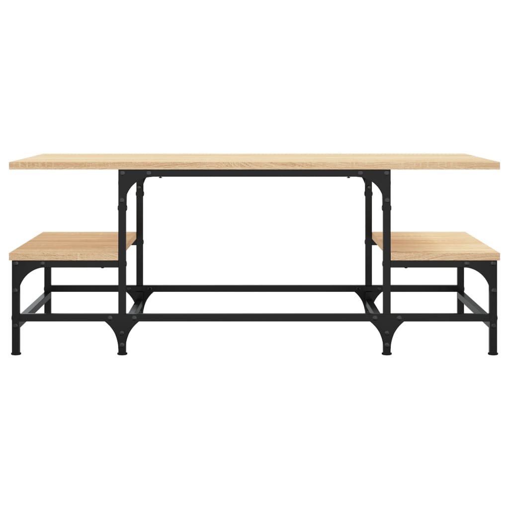 Table basse chêne sonoma 100x50,5x40 cm bois d'ingénierie - XIOS