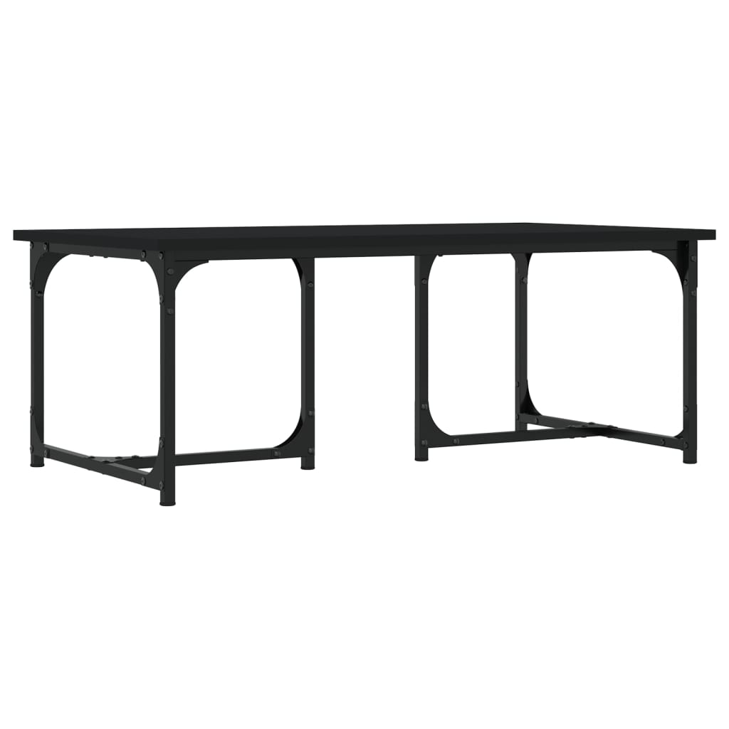 Table basse Noir 90x50x35 cm Bois d'ingénierie - XIOS