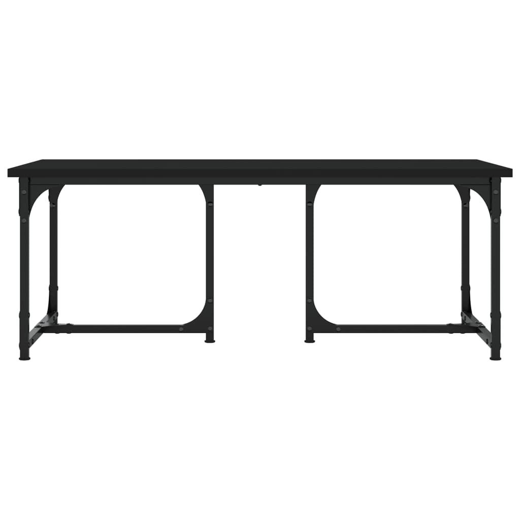 Table basse Noir 90x50x35 cm Bois d'ingénierie - XIOS