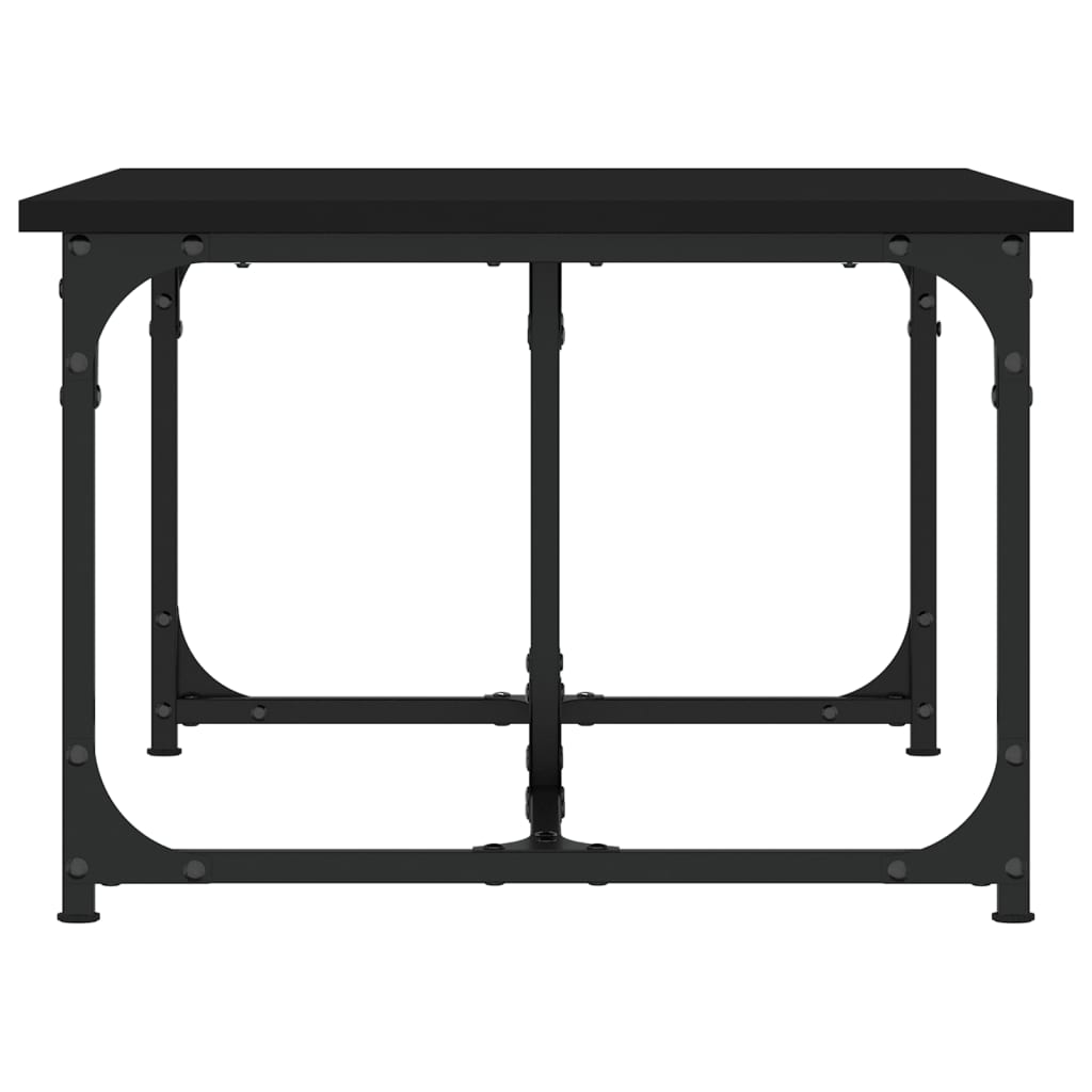 Table basse Noir 90x50x35 cm Bois d'ingénierie - XIOS