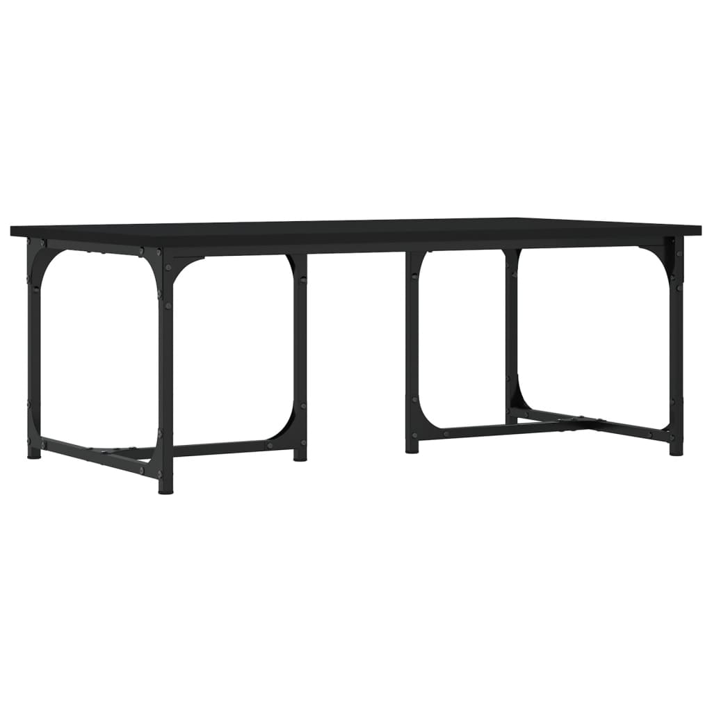 Table basse Noir 90x50x35 cm Bois d'ingénierie - XIOS