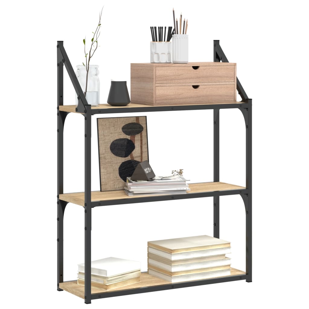 Étagère murale 3 niveaux chêne sonoma 60x21x78,5 cm - XIOS