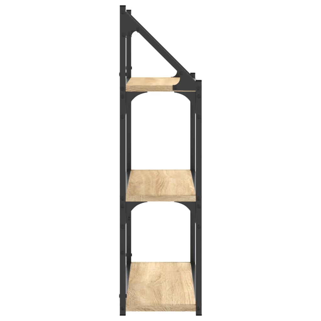Étagère murale 3 niveaux chêne sonoma 60x21x78,5 cm - XIOS