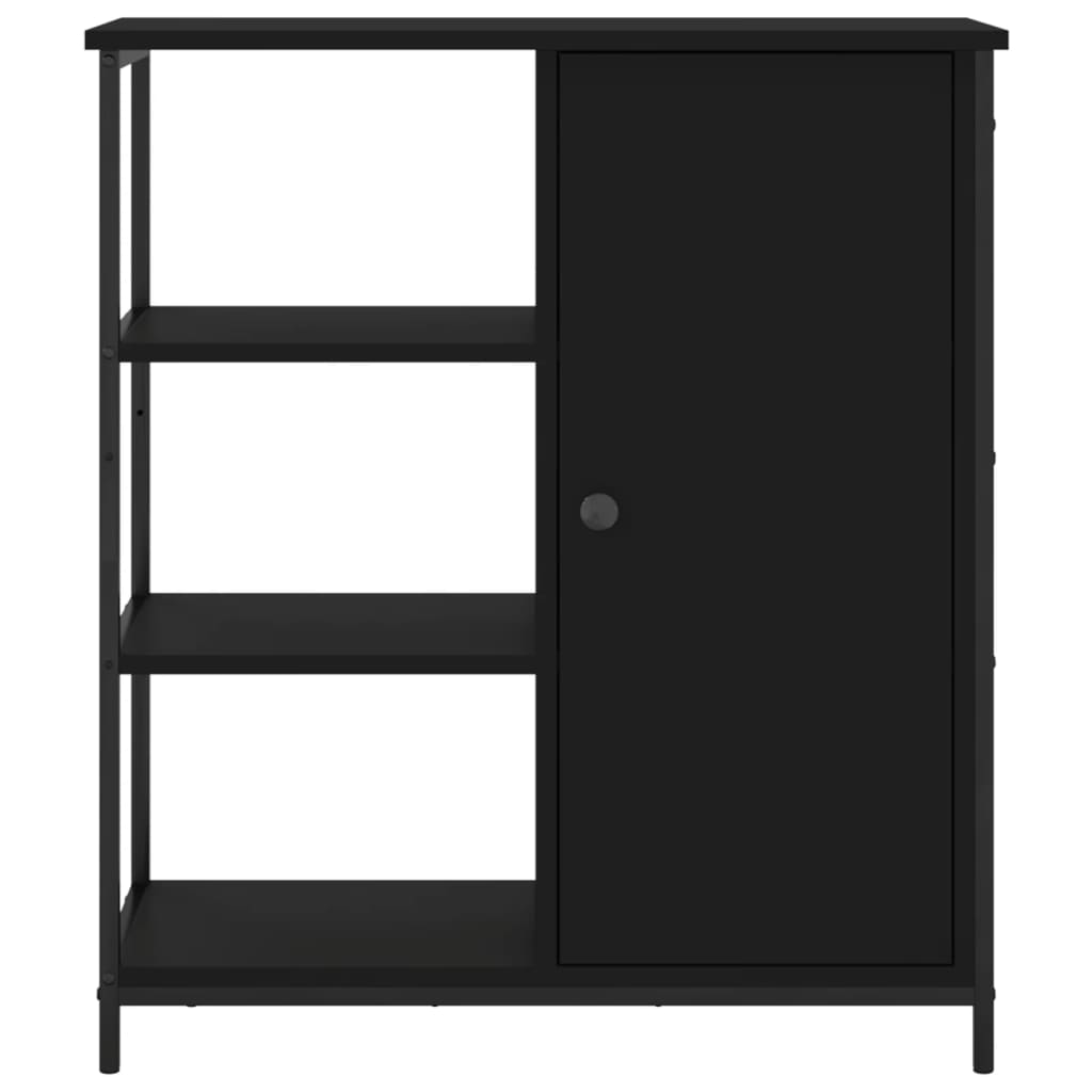 Buffet noir 70x30x80 cm bois d'ingénierie - XIOS