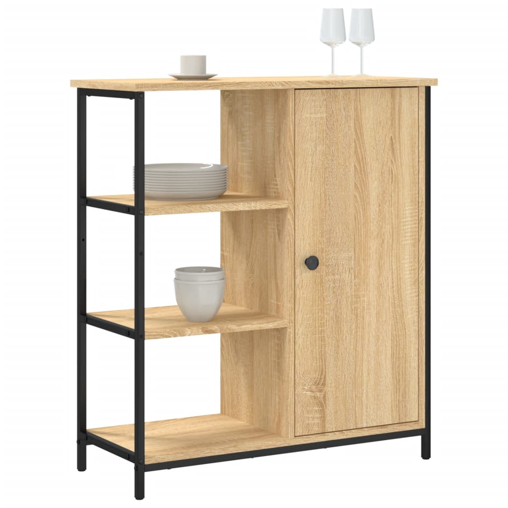 Buffet chêne sonoma 70x30x80 cm bois d'ingénierie