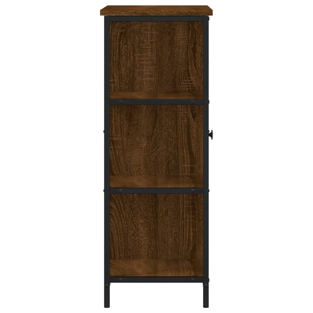 Buffet chêne marron 70x30x80 cm bois d'ingénierie - XIOS
