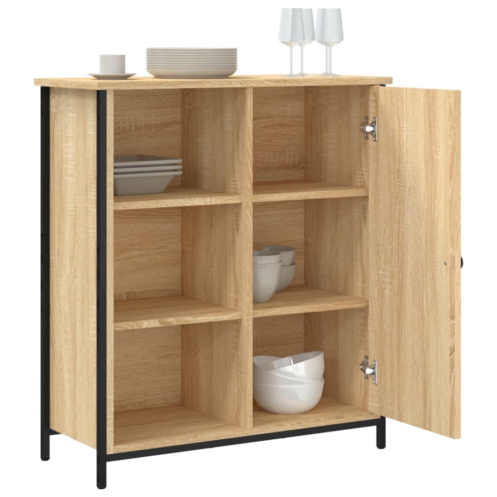 Buffet chêne sonoma 70x30x80 cm bois d'ingénierie - XIOS